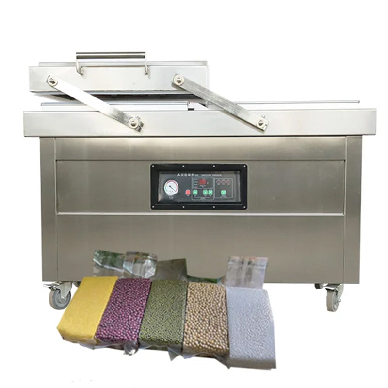 CAIHUA MACHINERY Double Chamber Vacuum Packaging Machine DZ-500/2SD(various specifications) Automatic Vacuum Packaging Machine Commercial Automatic Evacuation Machine