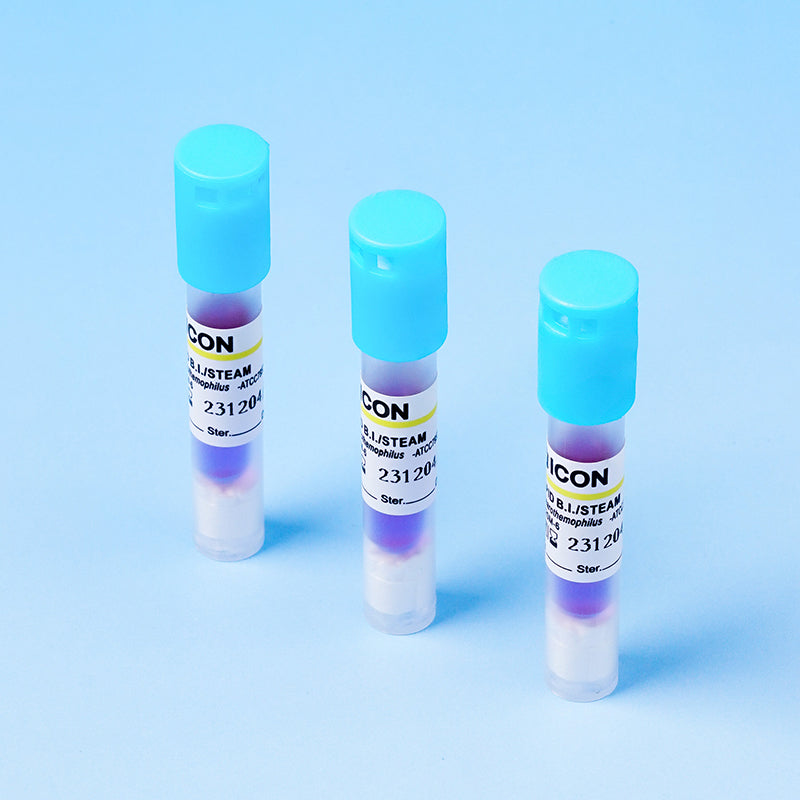 YIKONG One Control Brand Pressure Steam Sterilization Rapid Biological Indicator 50pcs/box Low Temperature Plasma Sterilization Extreme Indicator