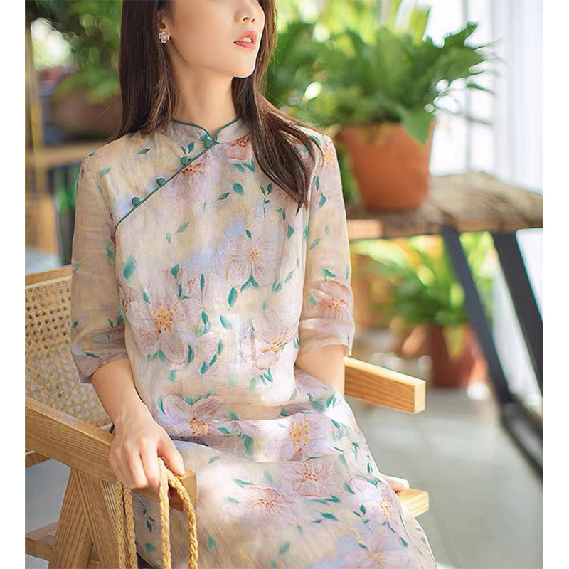 HONGSHENG 100s cotton, ramie, and hemp fabric Plain weave 83 * 68 * 61