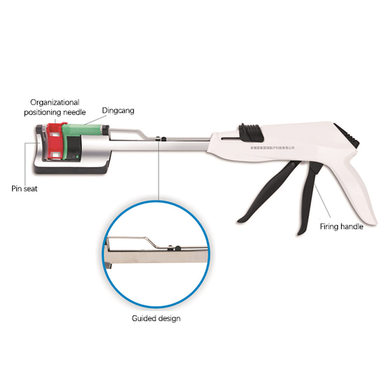 GUORUI Disposable curved cutting stapler and curved components Medical stapler medical stapler