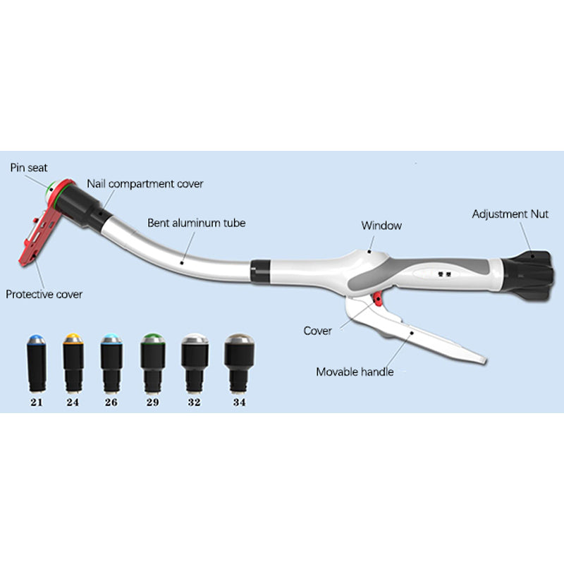 GUORUI Disposable tubular stapler Skin sutures sterilized with ethylene oxide for medical use