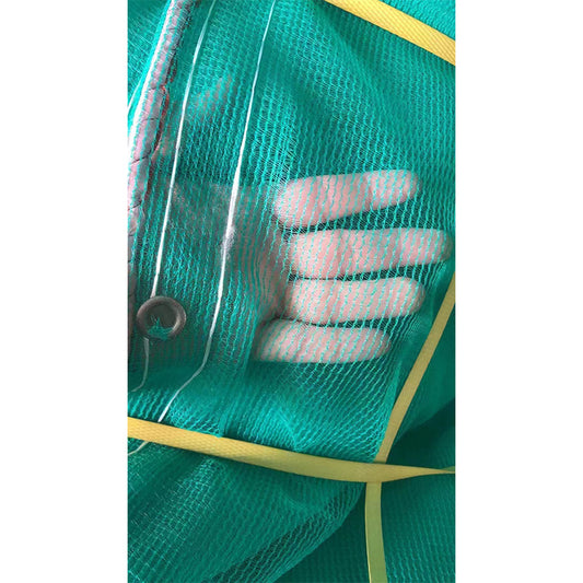 HONGTAI Building safety net 1.8 * 6m 50 grams   Fire retardant dense mesh building net for building external frame safety net