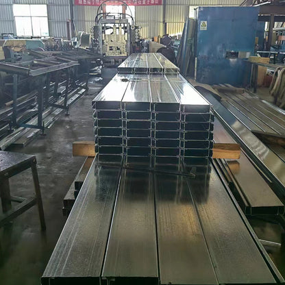 MEIHUA Purlin (C-beam, Z-beam)  Hot-dip galvanized C-groove steel galvanized hot and cold rolled roof partition wall