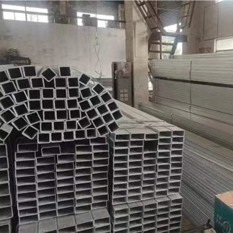 MEIHUA Round tube, square tube, channel steel, etc. Hot-dip galvanized square pipe processing cutting square pipe steel